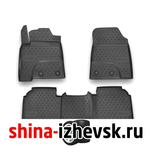 Коврик Autofamily коврики в салон для LEXUS LX570, 2012-  5 мест, 3 шт. ) в Ижевске